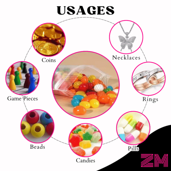 LDPE Ziplock Bag Transparent Self Sealing Zipper Bag - Image 4